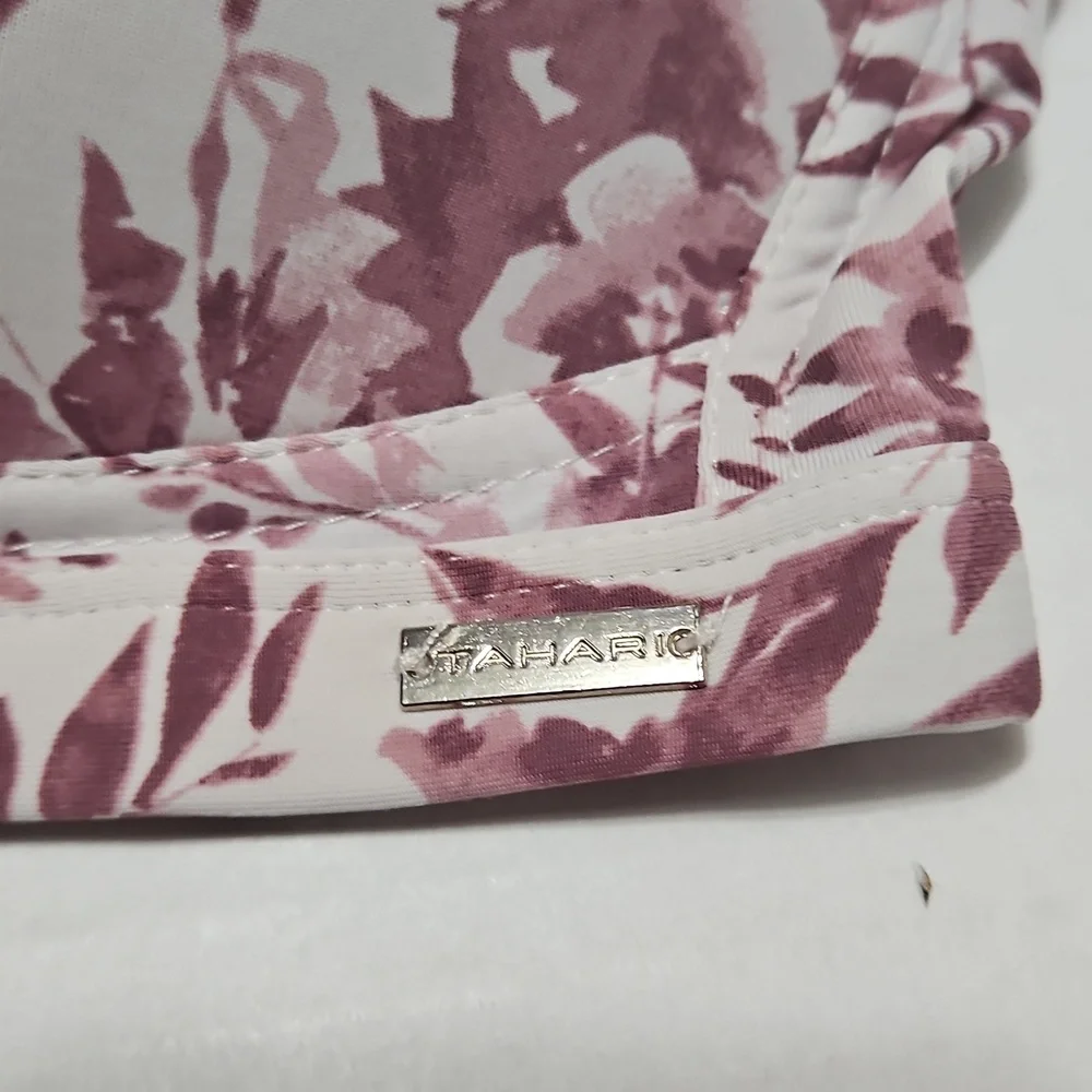 Tahari Mauve Floral Wireless Seamless Bra Size 36C - Picture 2 of 9